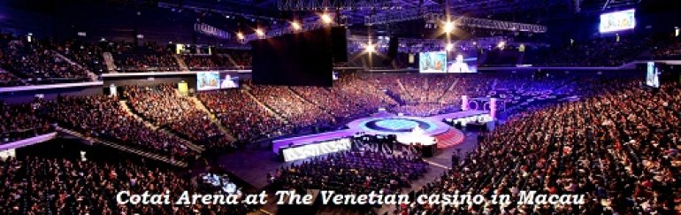 Cotai Arena at The Venetian casino in Macau